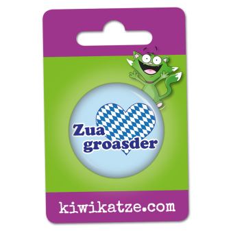 Ansteckbutton Zuagroasder an Eurolochkarte